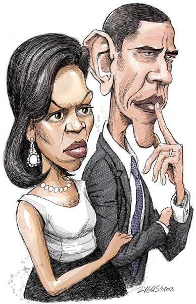 obama, barack, michelle, zyglis, adam zyglis, president, caricature