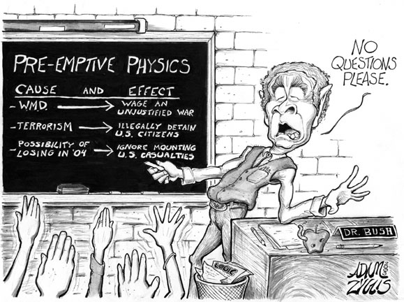 Bush physics teacher