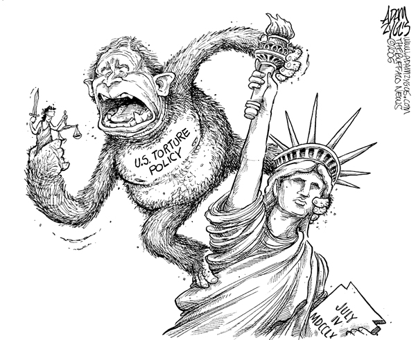 bush, torture, king kong