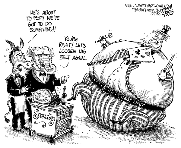 deficit spending, debt limit, congress, uncle sam