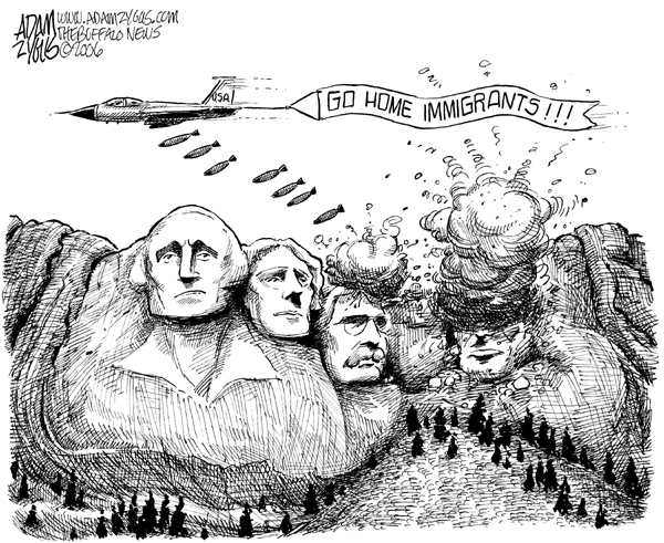 mount rushmore, immigration