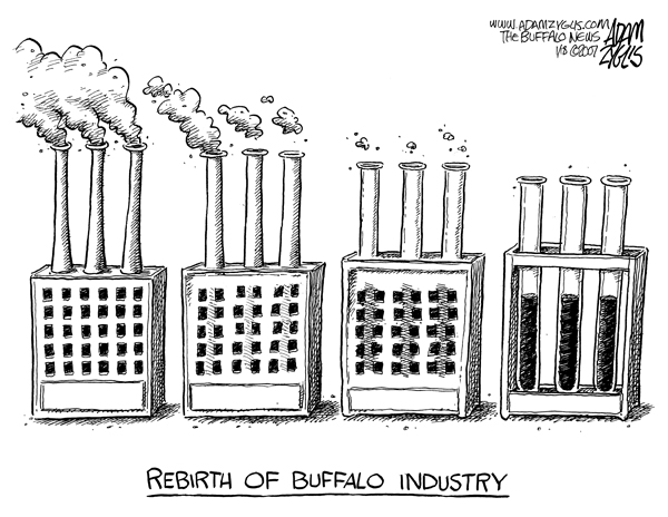 buffalo; industry; rebirth; biomedical