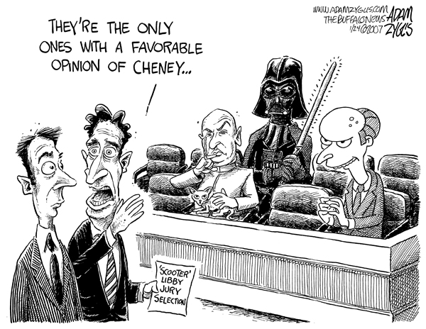 cheney; scooter; libby; jury; evil; burns; vader