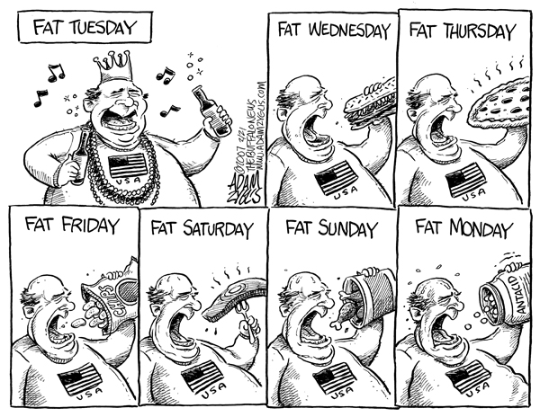 fat tuesday; america; obesity