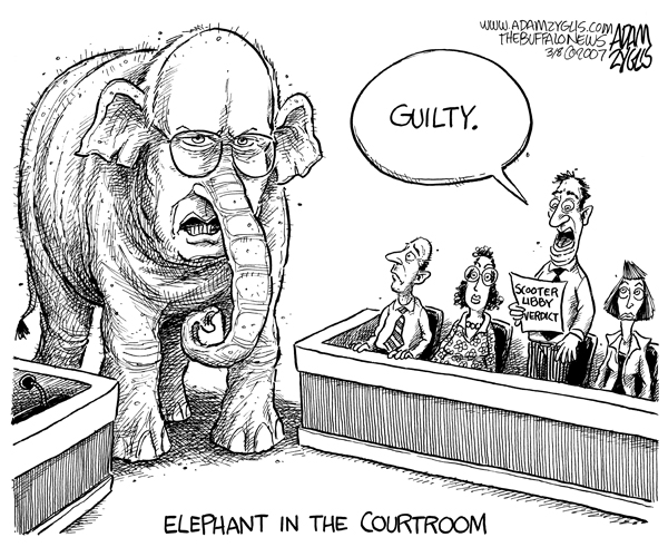 scooter; libby; guilty; cheney; elephant