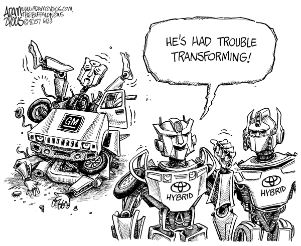 transformers; gm; toyota; hybrids