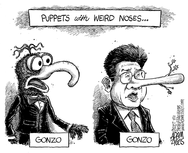 gonzales, gonzo, puppets, noses