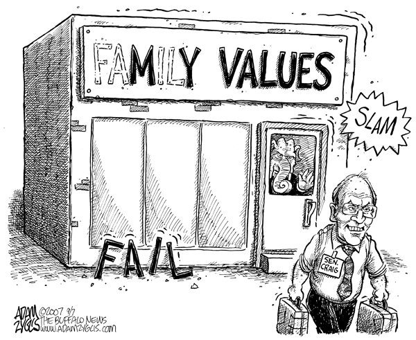 larry craig, gop, family values, fail, sex scandal