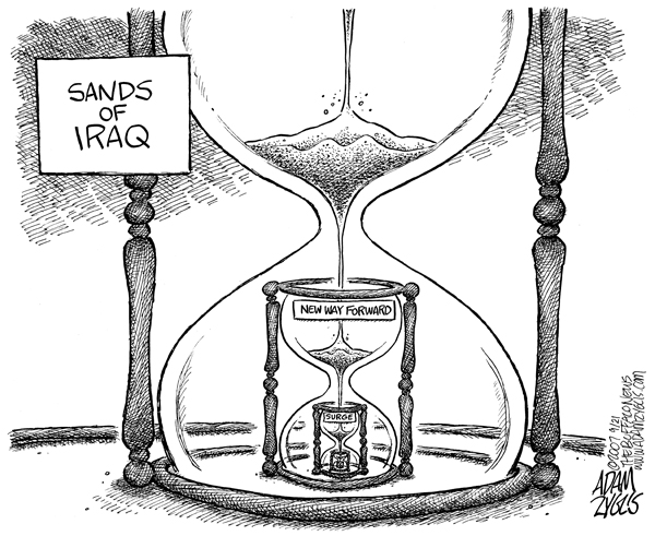 iraq, hourglass, sand, surge