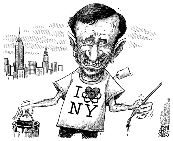 ahmadinejad, ny, nuclear bomb, nuke