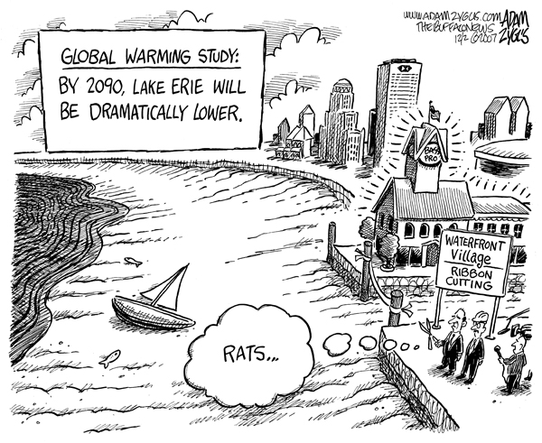 buffalo, waterfront, village, global warming, lake erie