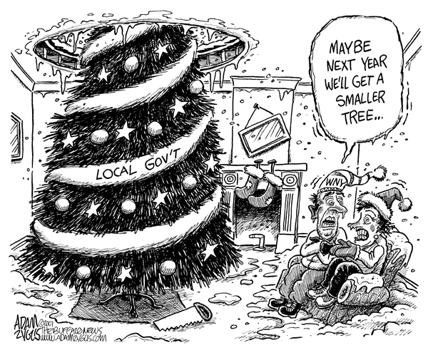 christmas tree, tree, local government, wny, buffalo, big government