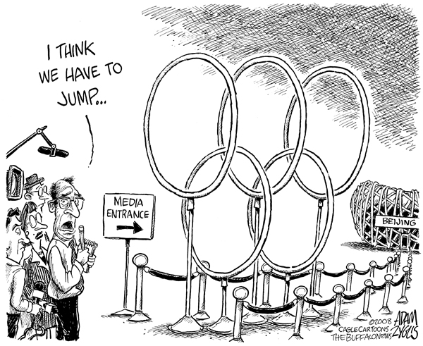 olympics, beijing, china, medai, censorship, hoops, web, jumping through hoops