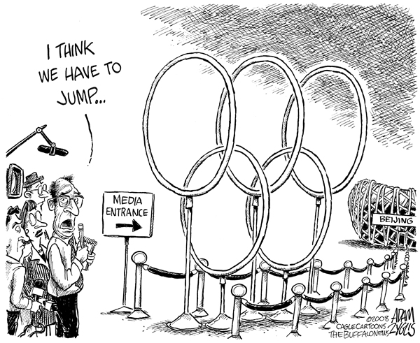 olympics, beijing, china, medai, censorship, hoops, web, jumping through hoops