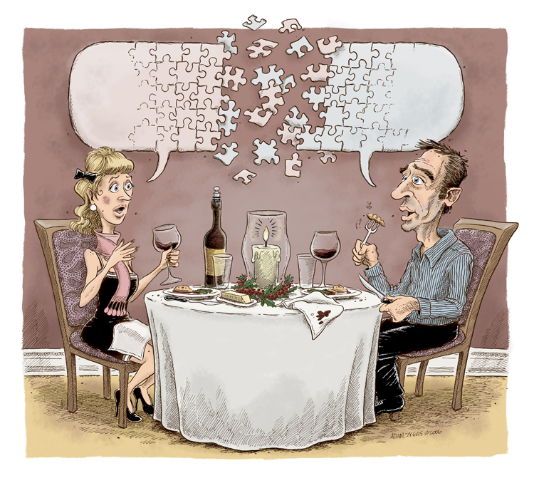conversation gap; gender; puzzle